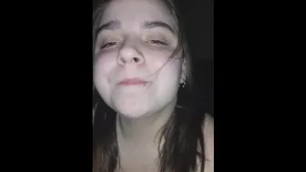 Stepsister Drinks My Cum On Snapchat