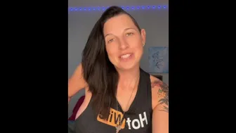 Hotwife Stripping Topless, Big Tits, Tiktok Viral, Milf Playing With Tits