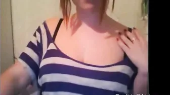 German Redhead Big Titts On Webcam