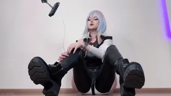 Asmr Worship My Leather Stockings & Boots I Lucy Cyberpunk Cosplay