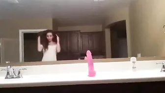 She Rides And Sucks Dildo