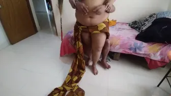 Egyptian Stepmom Helps Stepson While Stepson Masturbates In Her Bed