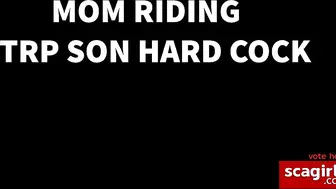 Mom Riding Step Son Cock Whilst Husband Is Away