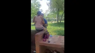 I Record My Sister-In-Law Sucking Her Sugar Daddy's Penis And Fucking In The Park