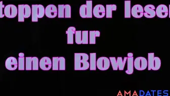 Blowjob Für Einen Lesenden