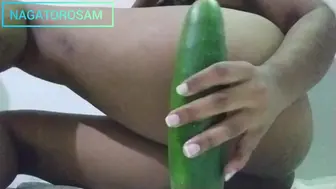 I Put A Cucumber In My Pussy