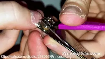 Cutting Nails Deep Is Satisfying