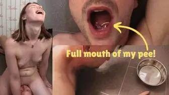 My Dirty Slut Gets Her Reward After Giving Me A Face Sitting Orgasm: Pee In Her Mouth And Piss Play