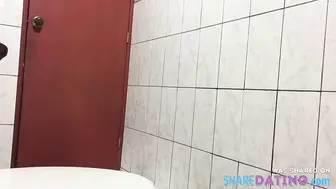 Hard University Bathroom Sex With A Big-Ass Brazilian Teen