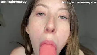 Asmr Gf Sucks Your Cock! I'll Let You Finish Inside My Mouth, I Love Sucking Your Big Cock. Pov