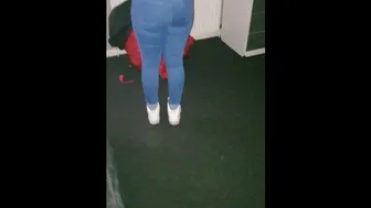 Step Mom Gets Her Tight Jeans Ripped Off Step Son For An Easy Pussy Fuck