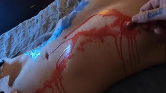 Bdsm Vid Part Ii. Peeling The Wax, The Best Part