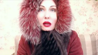 Fur Fashion, Miss Tessy Changes Into Different Models With Fur