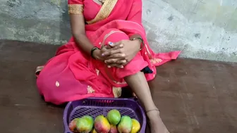 Indian Poor Girl Selling A Mango And Hard Fucking