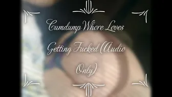 Cumdump Whore Loves Getting Fucked (Audio Only)