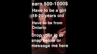 Are You A Girl And Wants To Earn 500-1000$