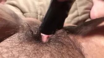 Close Up Of This Hairy Pussy