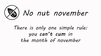 No Nut November - You Can't Cum, I Can! - Cinnamonbunny86