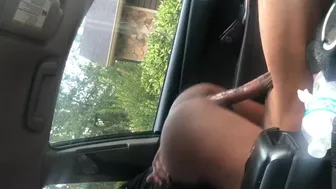 Car Sex… Fuck In Stranger Driveway