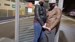 Blonde German Mature Bitch Rides And Sucks A Cock In The Public Train Station Xxx Porn Video