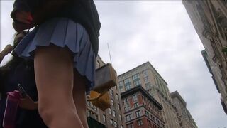 2 Girls Upskirt On The Streets