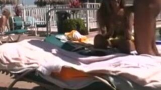 Blowjob And Handjob At The Resort Porn Video