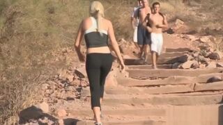 Public Pussy Fisting While Hiking Porn Video