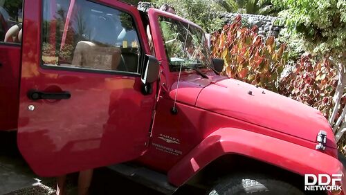 Car Wash Excitement - Lucky Stud Bangs Four Hot Babes