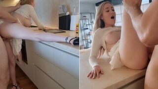 Quinn.doll - Kitchen Counter Cumslut Sextape (2023)