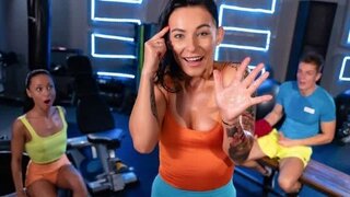 [Fitnessrooms] Lexi Dona, Caramella Del X - Big Cock Gym Threesome With Babes