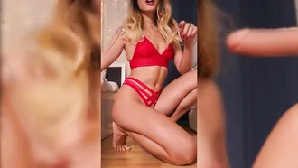 Lingerie Wearing Blondie Sucking Cocks And Getting Fucked From All Sides