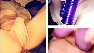 Smoking From The Bong Until She Is Relaxed And Ready For Some Naughty Fun