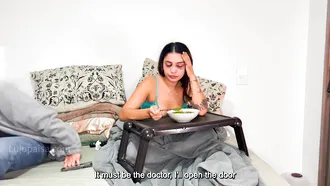 The Cuck Is Talking To The Sick Girlfriend And He Wants Her To Fuck The Doctor