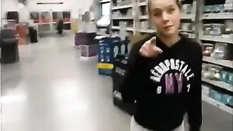 Horny Girl Takes Money To Suck My Dick In The Public Place