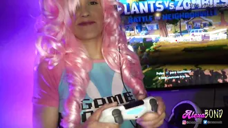 Gamer Girl Is Going To Fuck Her Own Gamepad Because She Is A Nasty Whore