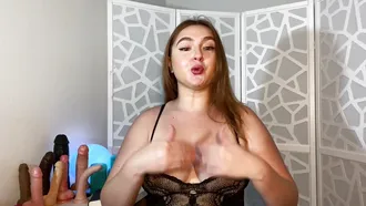 Kinky Fat Woman With Huge Boobs Is Watching Porn And Hentai And Reacts To It