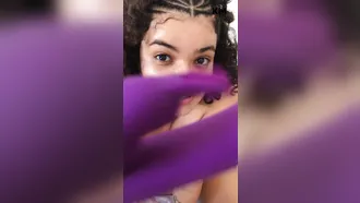 Thick Latina With Big Boobs And Fat Ass Is Fucking Her Holes With A Vibrator