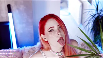 The Ahegao Girl Mollyredwolf Is Playing With A Vibrator In This Challenge