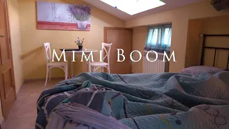 Mimi Boom Wakes Up Her Man With A Sensual Morning Touch & Cumshot