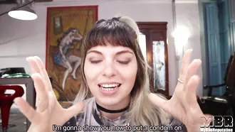 Mybadreputation Teaches How To Use A Condom And Take It Like A Pro In Pov Sex Ed Video