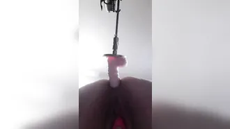 Aussie Amateur Hottie Gets Both Her Holes Terrorized By Toys Including A Fucking Machine