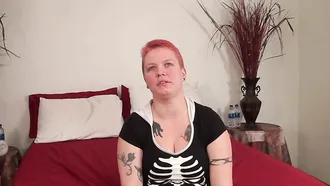 Mannish Redhead Mommy Is Going To Suck Dick And Get Fucked In The Pussy Too