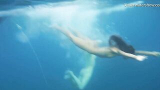 Girls On Tenerife Underwater Lesbians