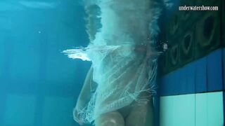 Siskina And Polcharova Are Underwater Gymnasts