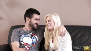 Daddy4K. Sweet Candee Dreams To Fuck Dad Of Her Bf