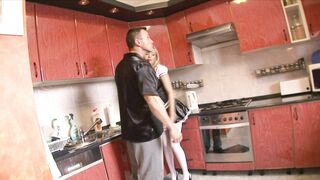 Husband Surprised By How His Housewife Deep Throats His Big Cock