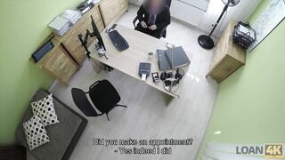 Loan4K. Nice Lady Gives A Head And Spreads Legs In Loan Office