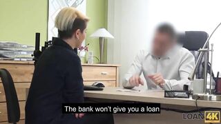 Loan4K Sensual Business Lady Needs Extra Money From The Local Bank