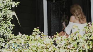 Babes - Cute Inked Arya Fae Gets Stuck In Doggydoor