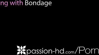 Passion-Hd Bondage With A Little Bit Of Leaking Lip Cum